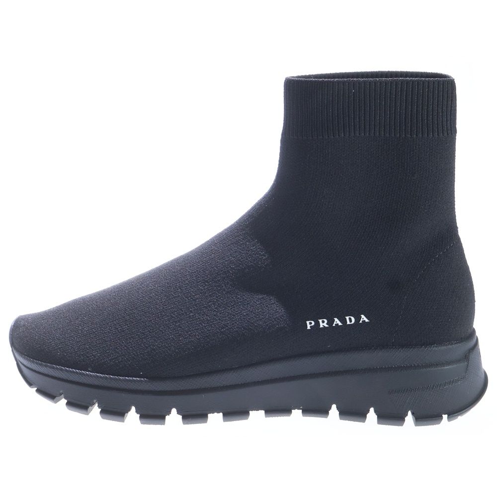 PRADA (プラダ) ソックススニーカー ブラック EU36.5 17715L