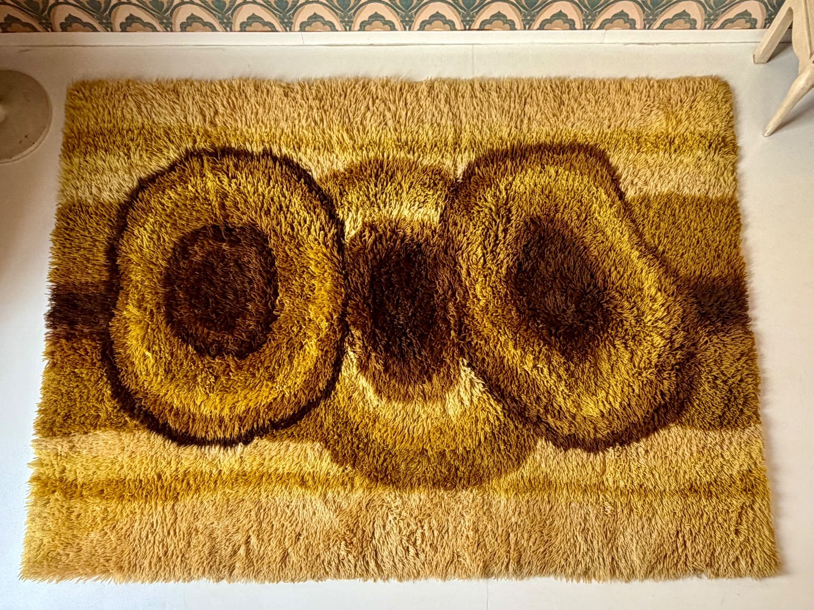 美品 デンマーク製 EGE社 ヴィンテージラグ ミッドセンチュリー 東欧