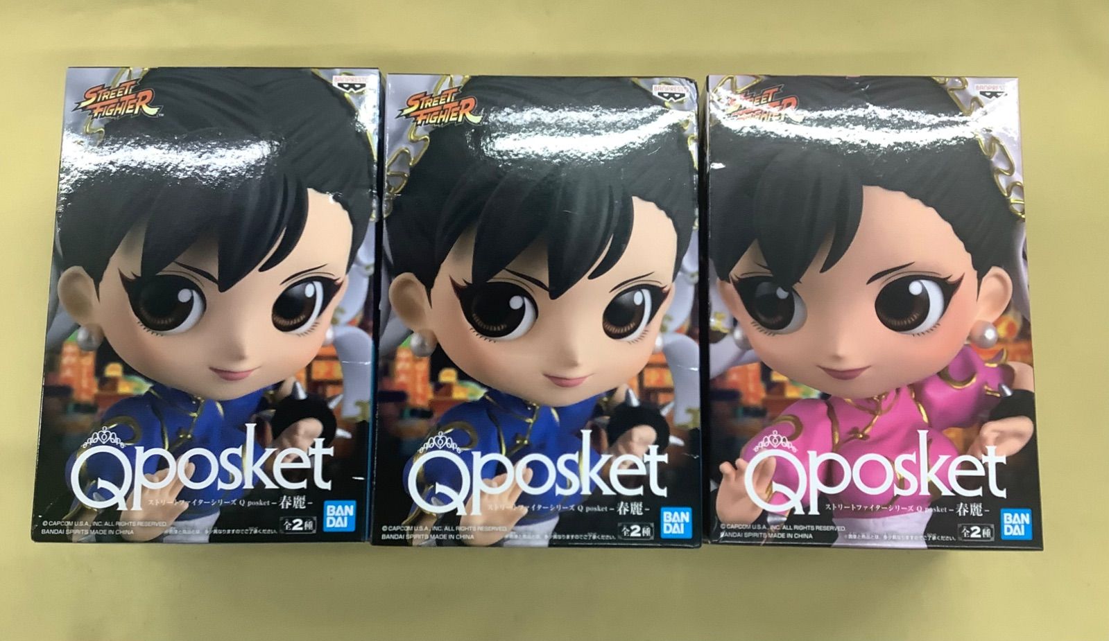 Qposket 「ストリートファイター」春麗 1P、2Pカラー 3個セット - メルカリ