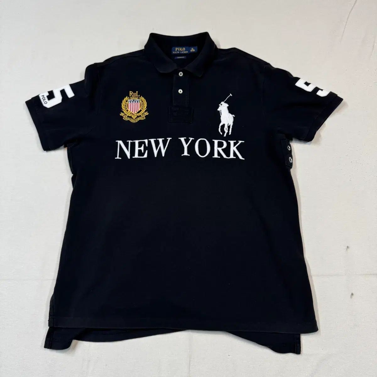 XL) ポロ ラルフローレン チーフキープ NEW YORK ビックポニー 半袖