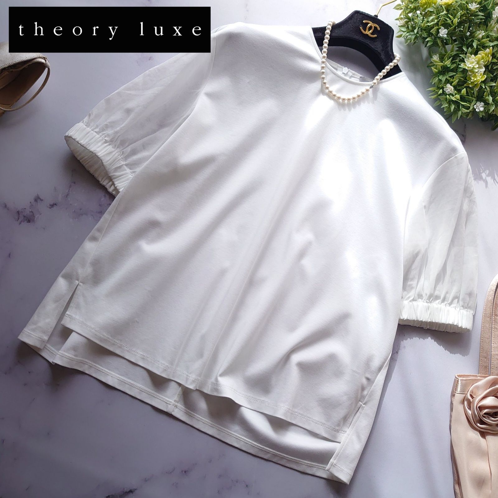 25SS セオリーリュクス Basalt 2 Josia Top 半袖ブラウス - メルカリ