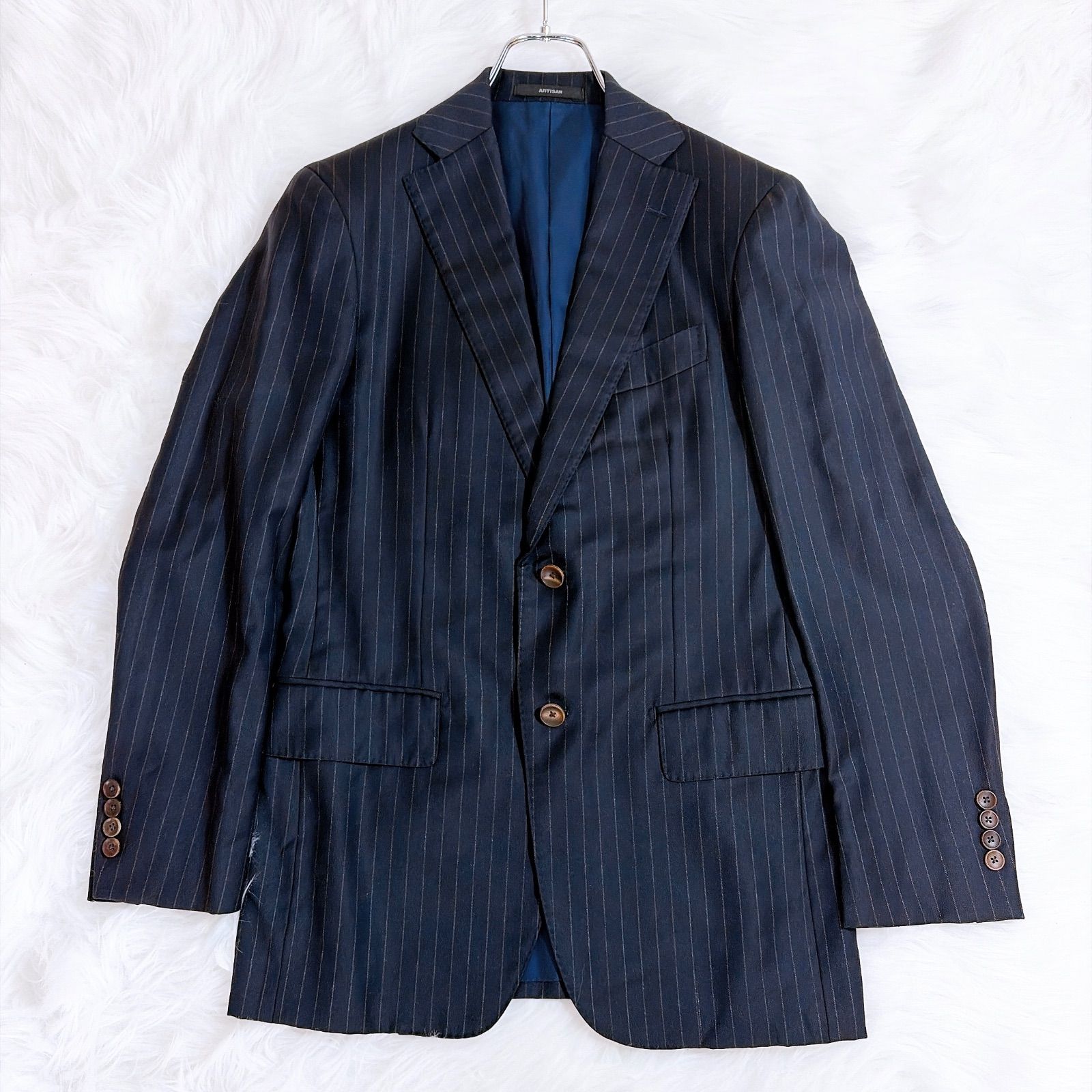 ✨テイジンメンズショップ✨ロロピアーナ Super130's スーツセットアップ ロロピアーナSUPER130'S スーツセットアップ ARTISAN - メルカリ