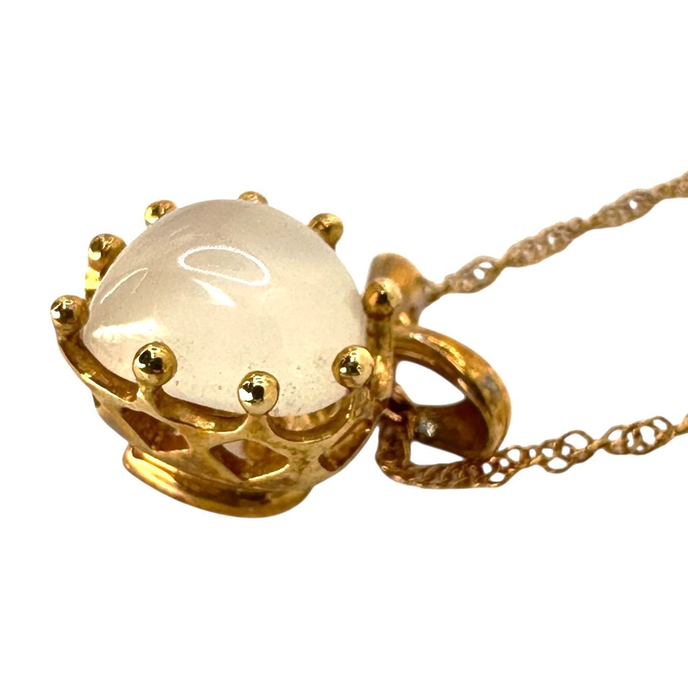 K18 色石ネックレス 2.8g 39cm レディース ジュエリー アクセサリー