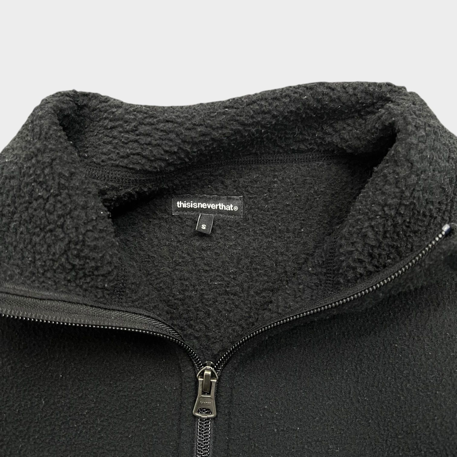 Thisisneverthat 18AW ハーフジップフリースジャケット ディスイズ 