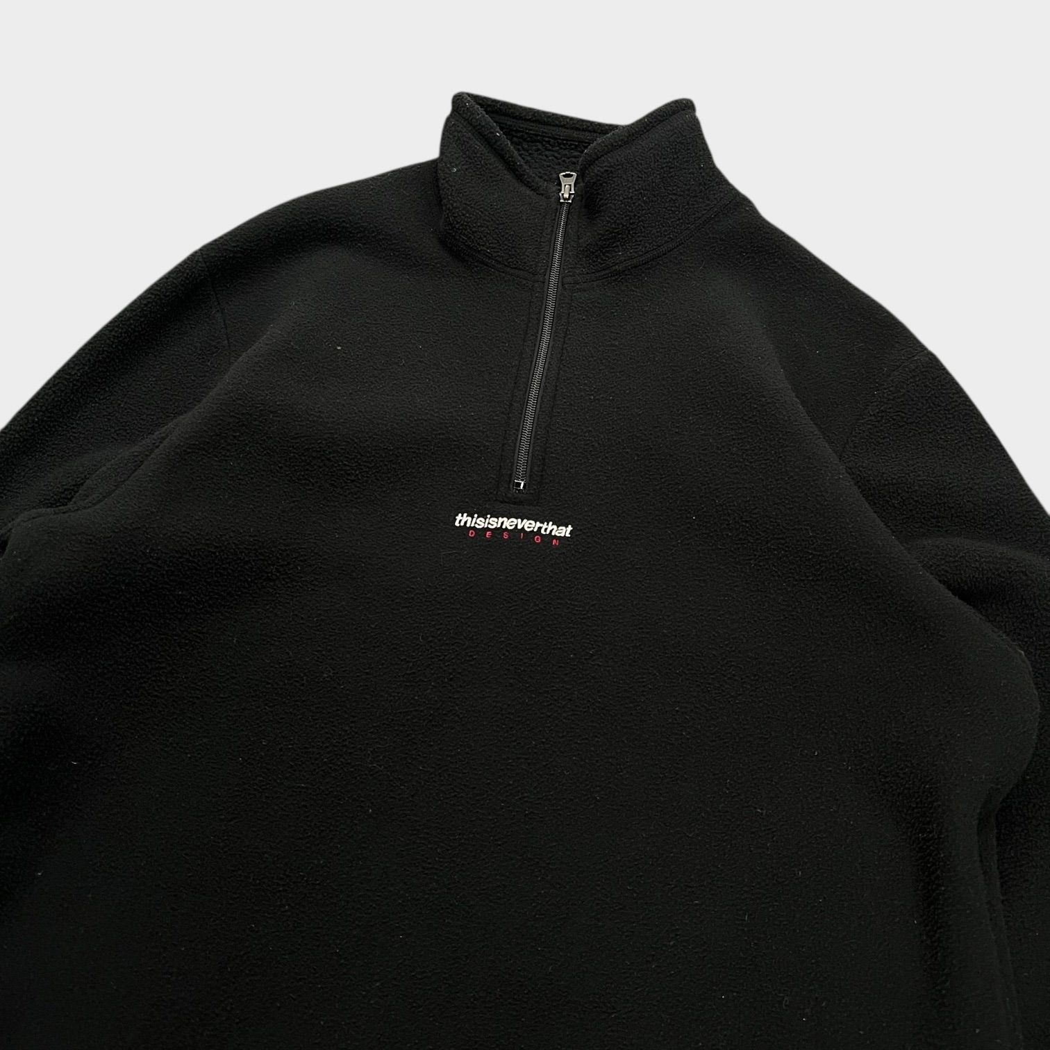 Thisisneverthat 18AW ハーフジップフリースジャケット ディスイズ 