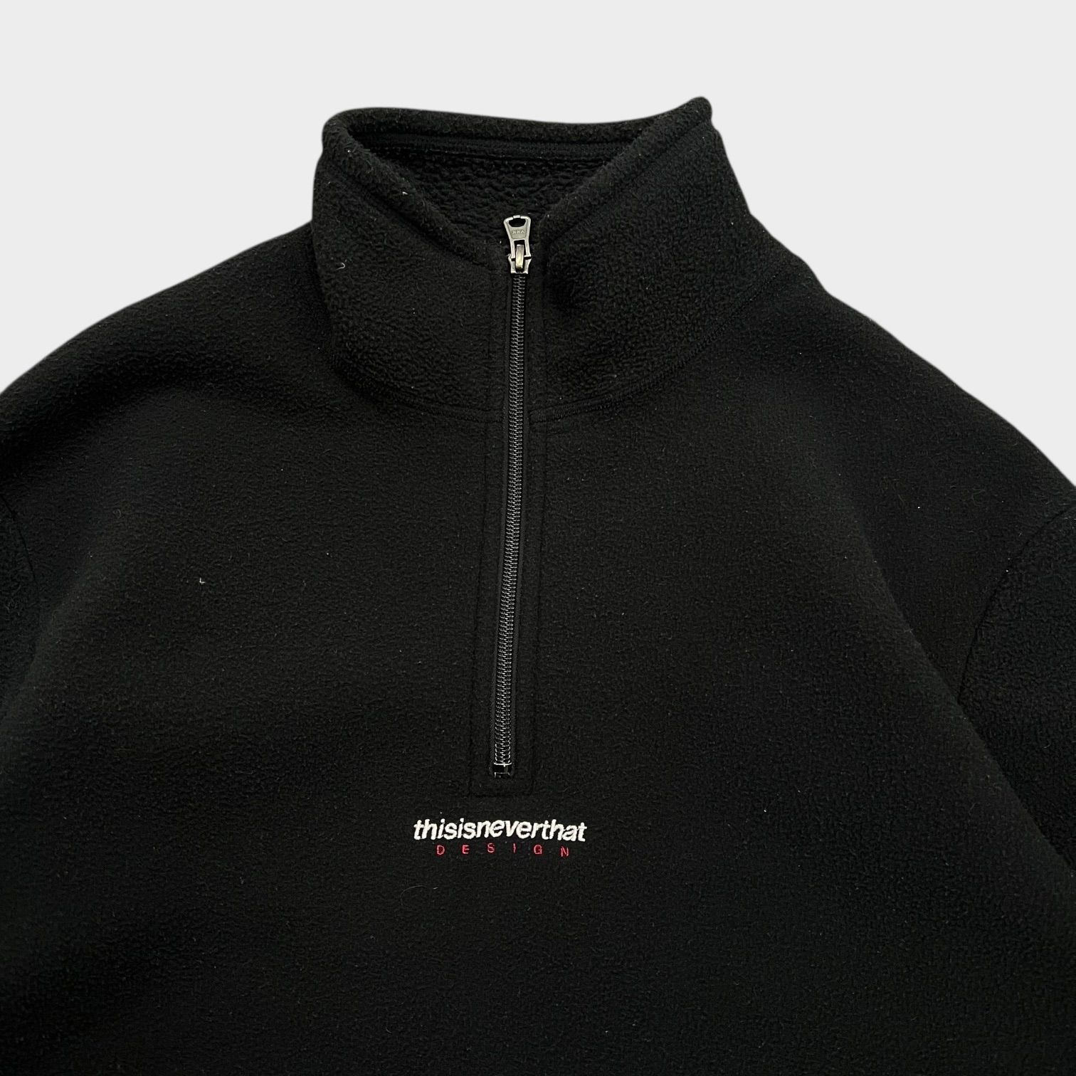 Thisisneverthat 18AW ハーフジップフリースジャケット ディスイズ 