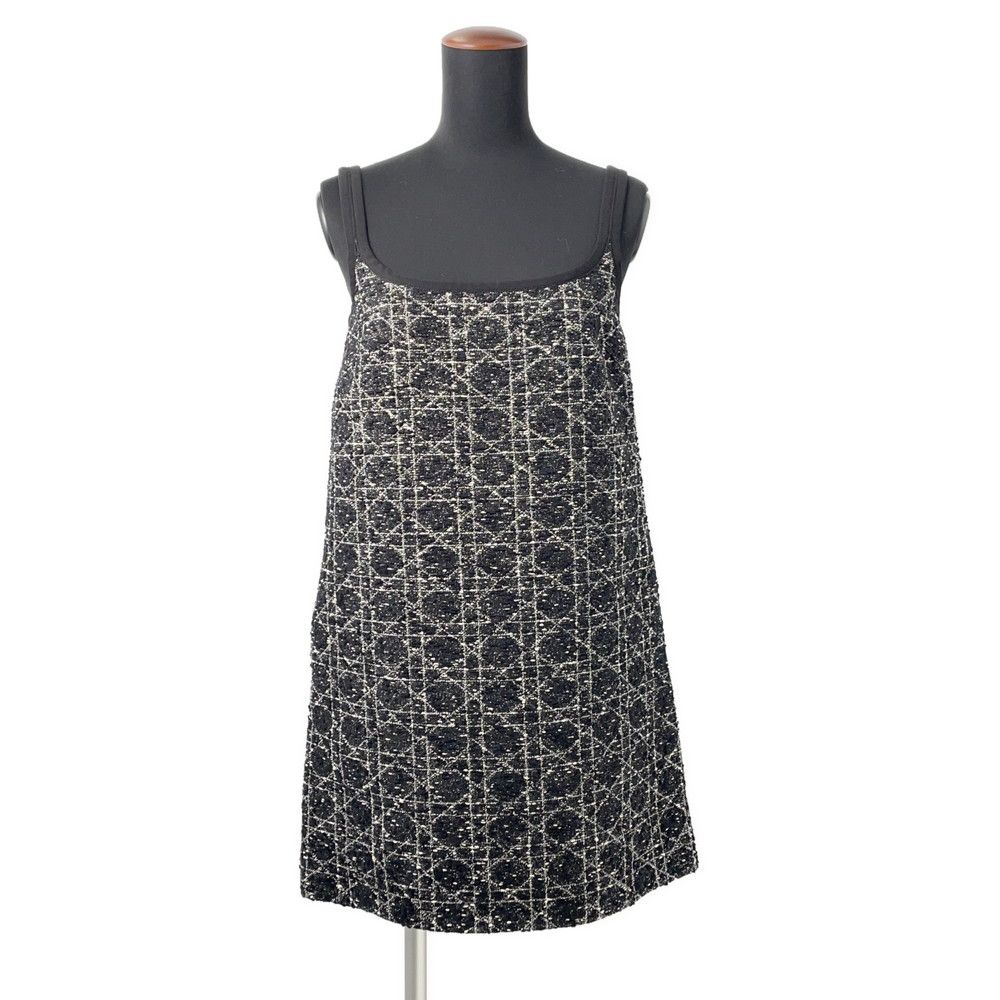 現行✨25SS✨クリスチャンディオール マクロカナージュ ツイード ワンピース 新品・未使用］Dior ワンピース ショートドレス マクロカナージュ