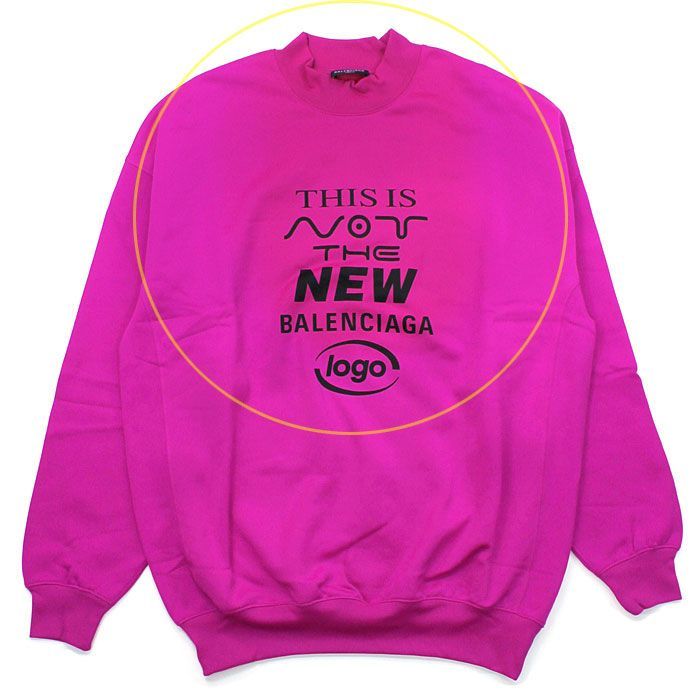 バレンシアガ BALENCIAGA トレーナー ピンク系 Mサイズ 652981 TKVE3 
