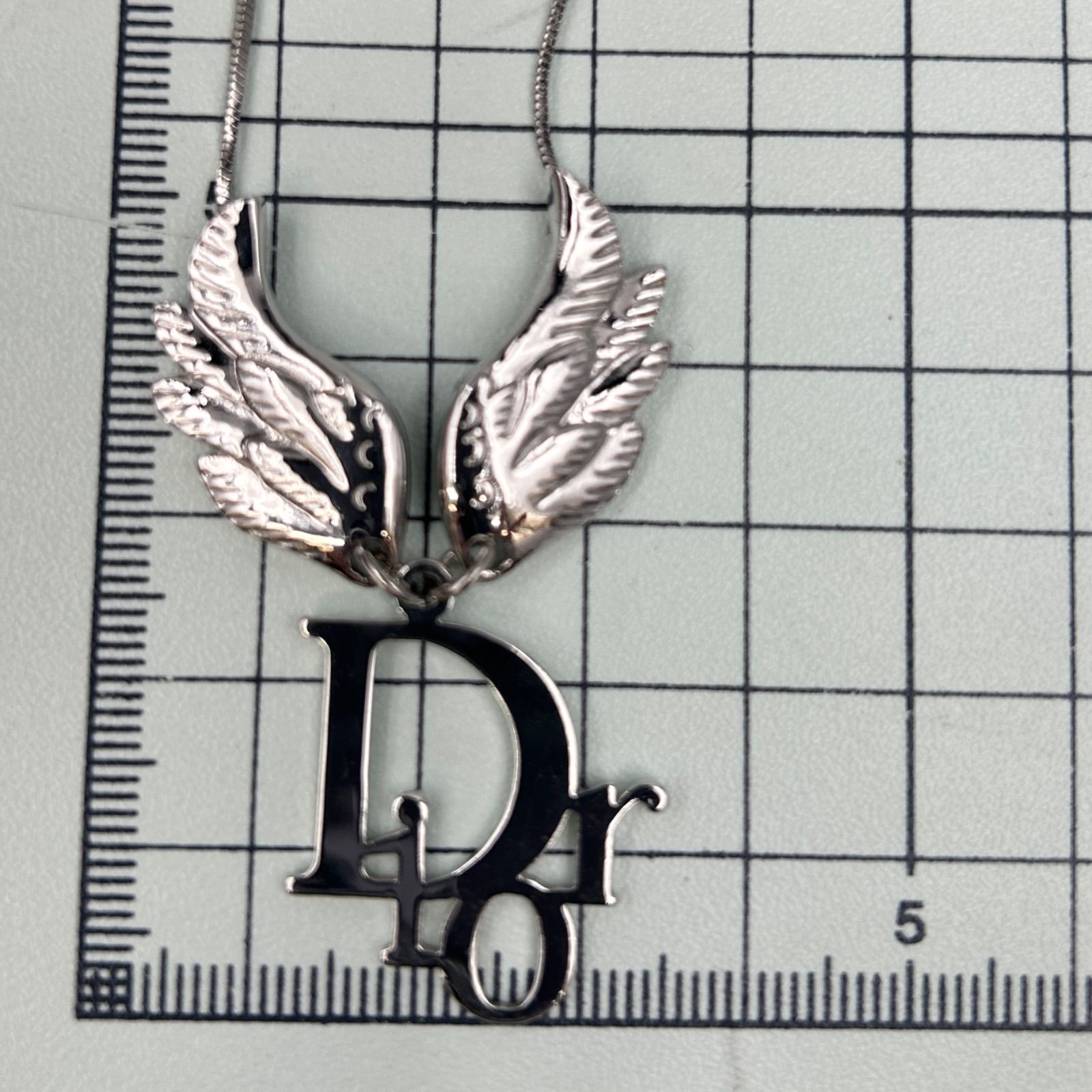 【美品✨】Dior ウィング 羽 シルバー アクセサリー ユニセックス ✨ Dior クリスチャンディール ✨ ネックレス ウィング 翼 羽根