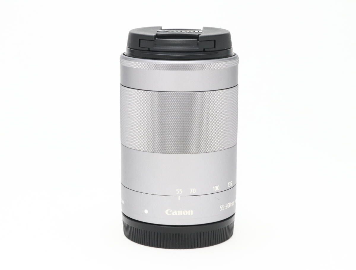 B (並品) Canon キヤノン EF-M 55-200mm F4.5-6.3 IS STM シルバー