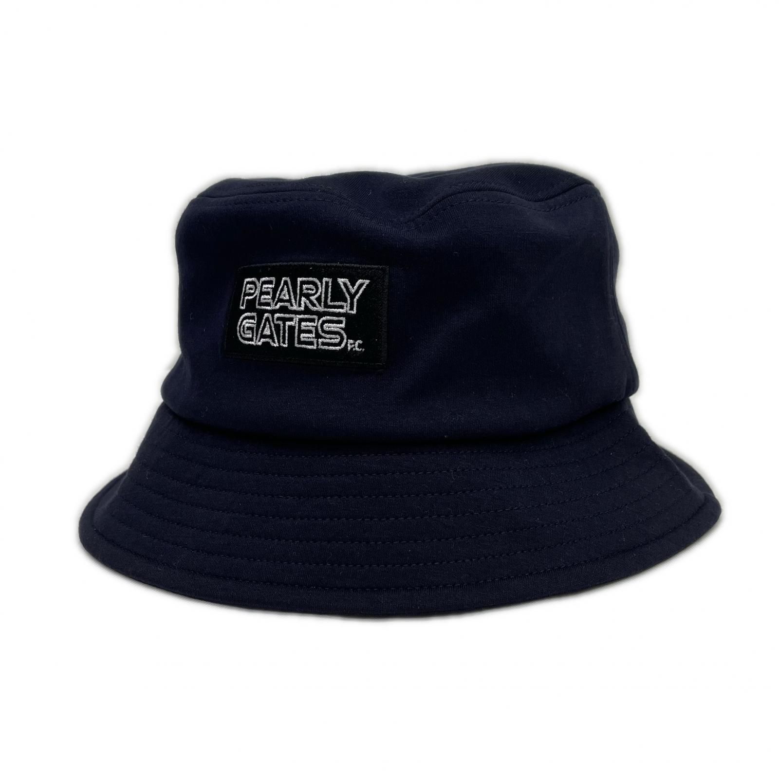 中古 パーリーゲイツ PEARLY GATES バケットハット フリー ネイビー 紺