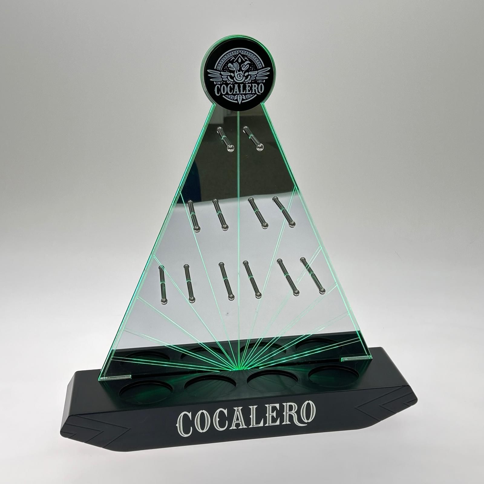 ▽▽COCALERO コカレロボムタワー LEDディスプレイ グラス12個付き