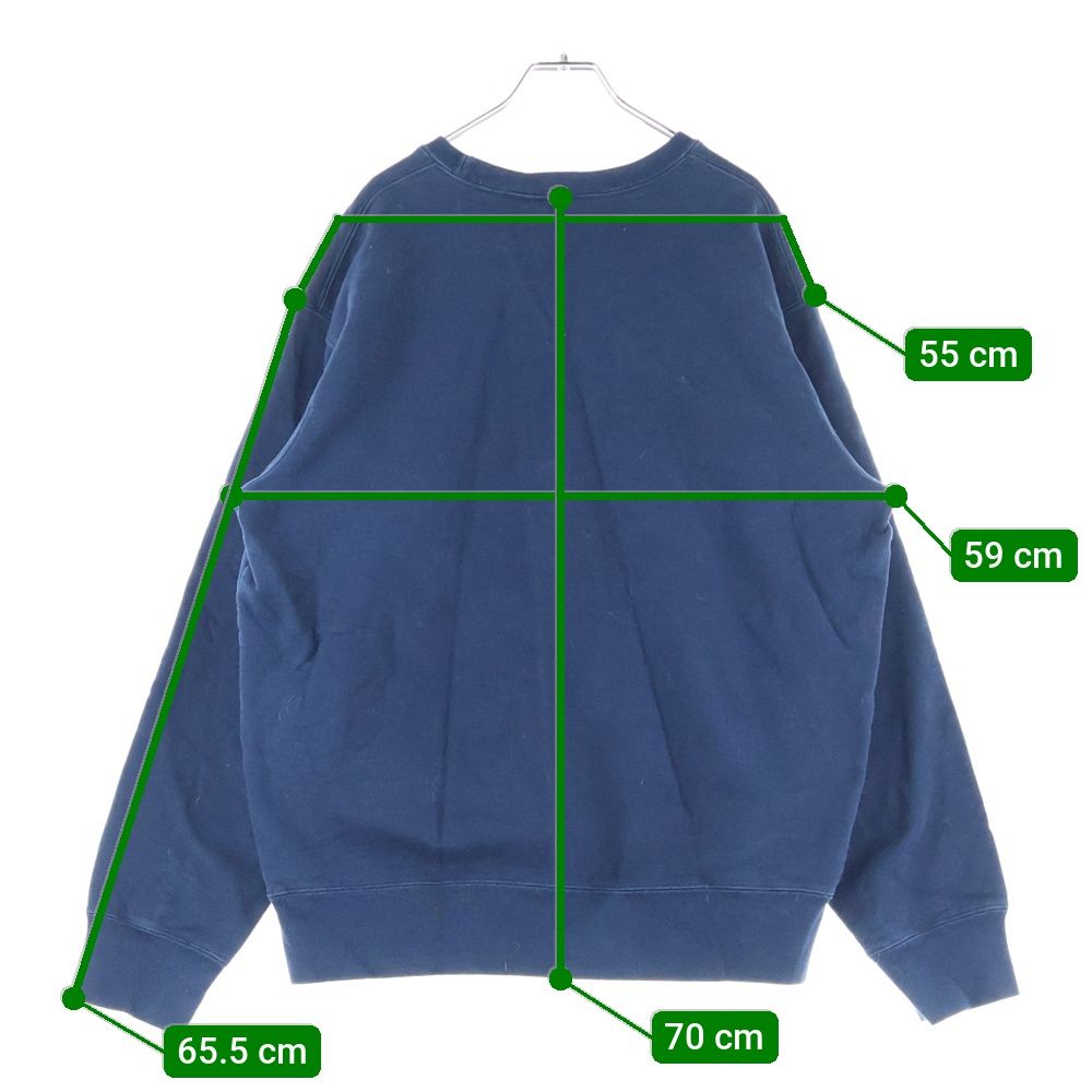 SUPREME (シュプリーム) 17AW Zig Zag Stitch Panel Crewneck ロゴ