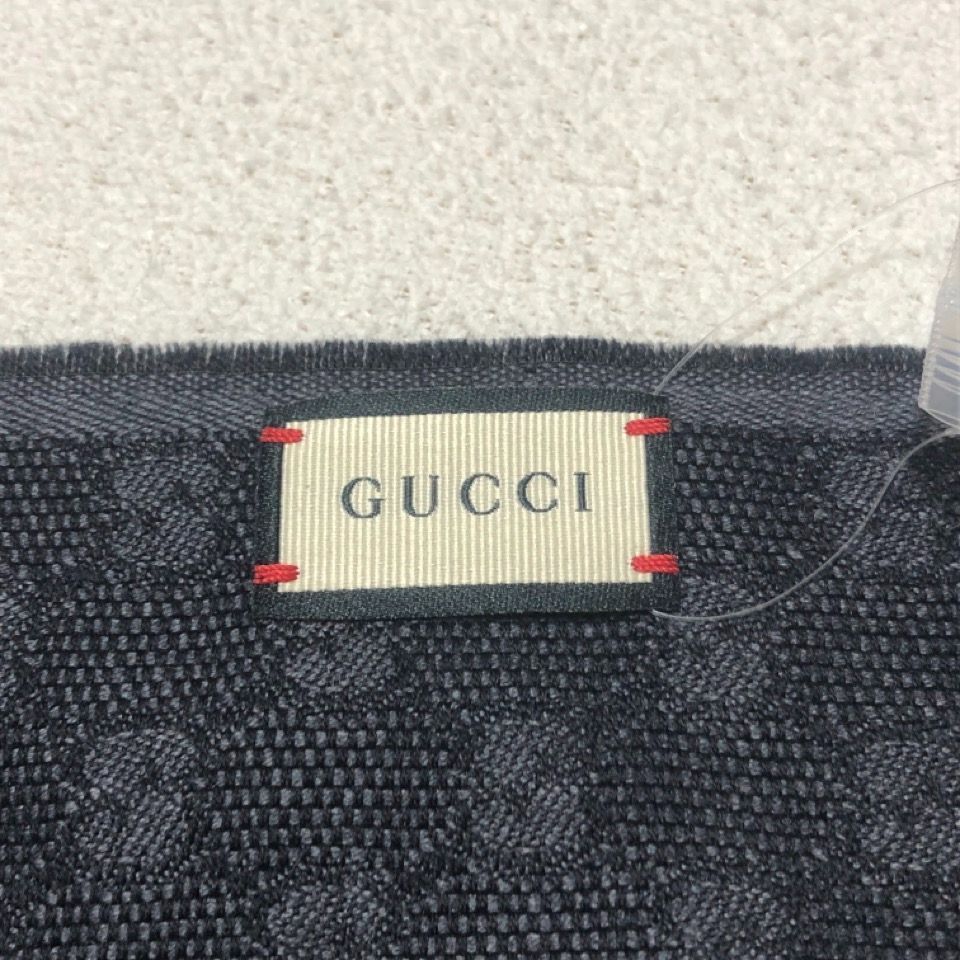 GUCCI グッチ マフラー ストール GG柄 シェリーライン 147351 4G704