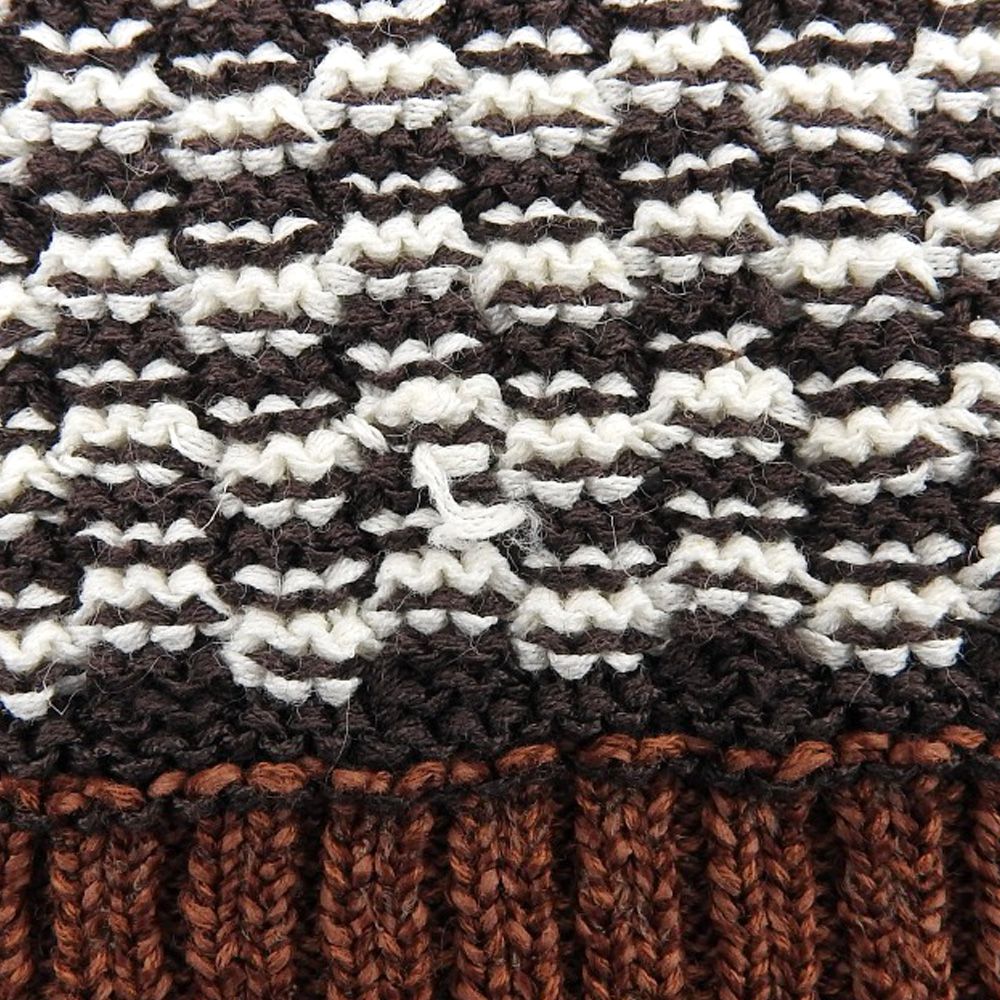 Mame Kurogouchi マメクロゴウチ 美品 Bamboo Basket Pattern Knitted