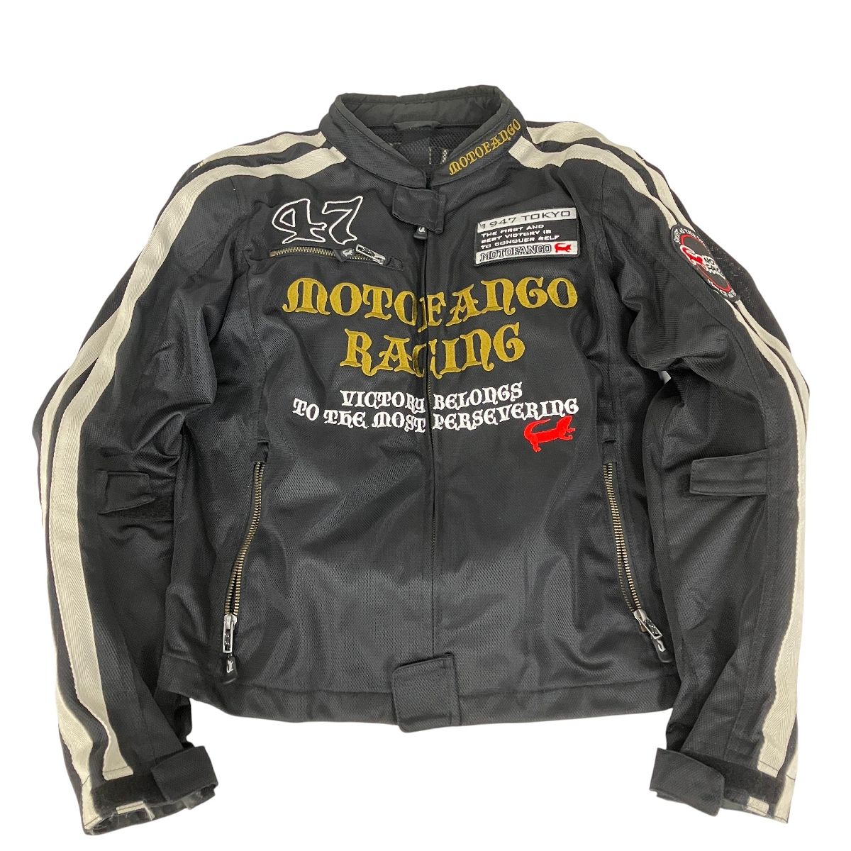 MOTOFANGO 17-003 ダブルラインメッシュジャケット Lサイズ バイク用品