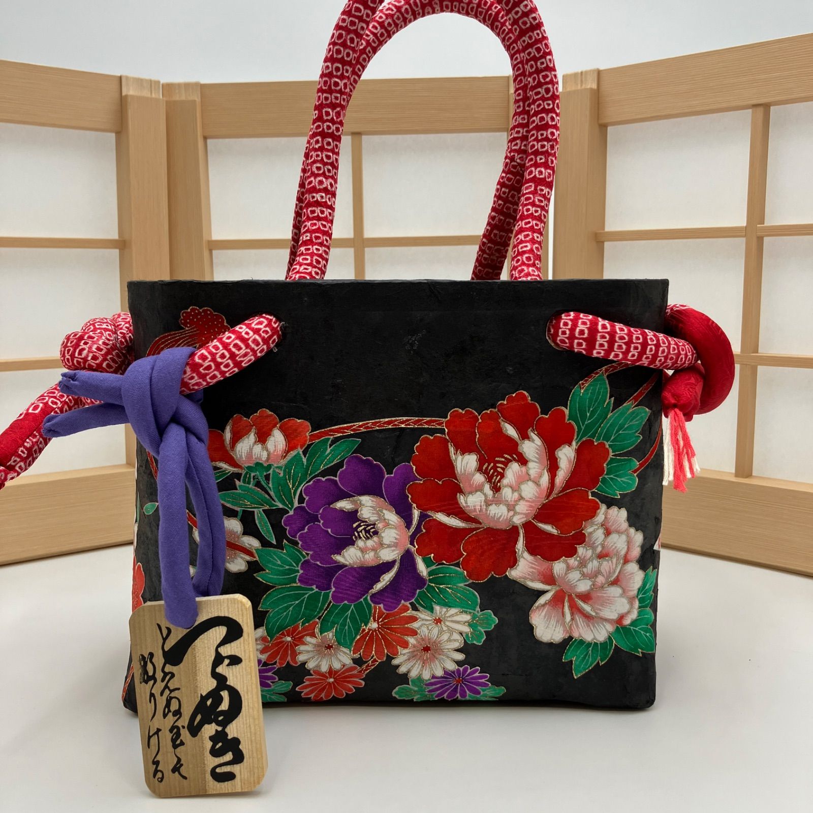 ジャパニーズアートバッグ（一閑張りバッグ No53） - メルカリ