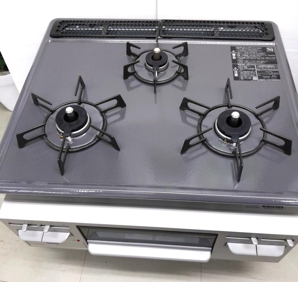 中古美品】リンナイ クリナップ グリル付きビルトインガスコンロ LP