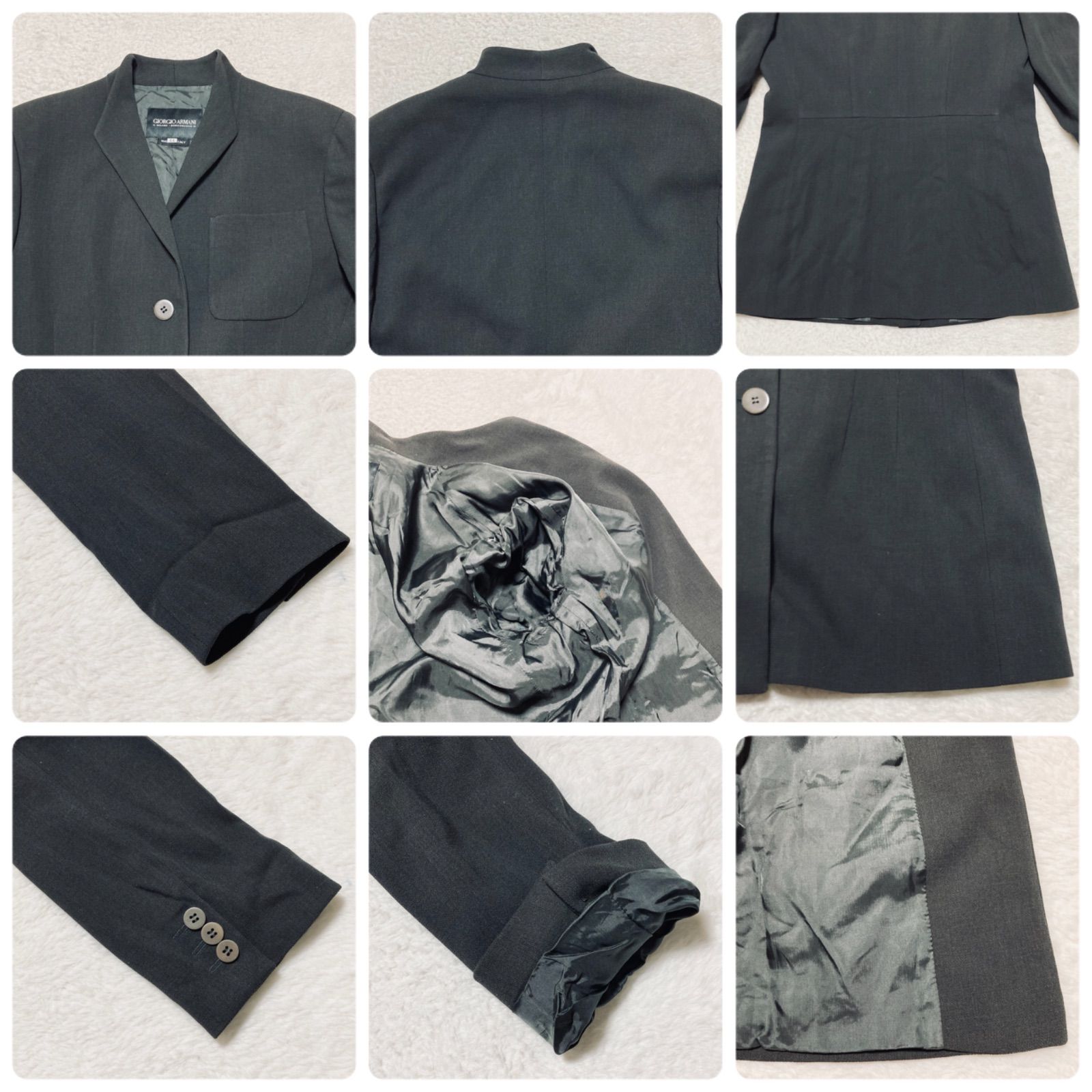 □極美品□GIORGIO ARMANI ジョルジオアルマーニ A MILANO-BORGONUOVO