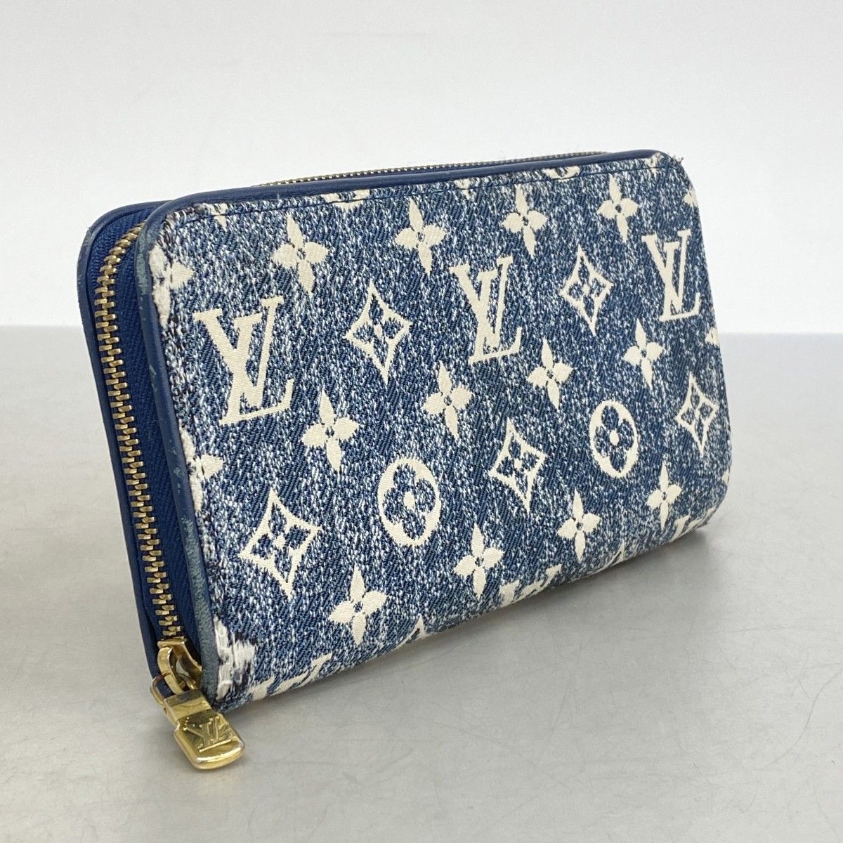 6ad4059-k】ルイヴィトン 長財布 モノグラム・ジャガードデニム