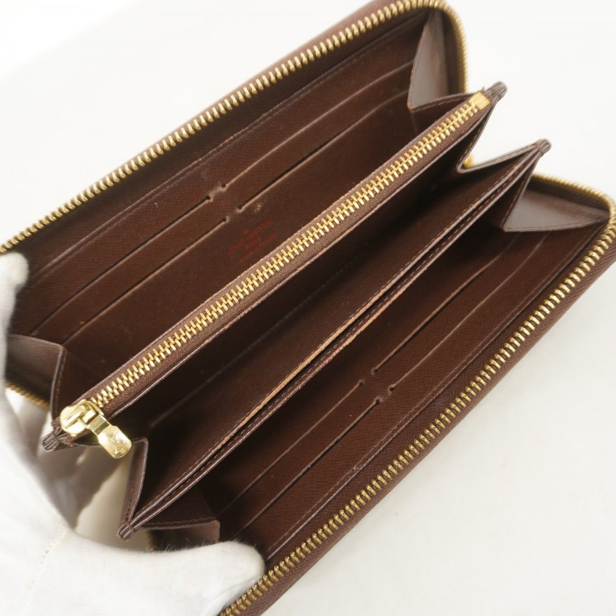 6ad3863】ルイヴィトン 長財布 ダミエ ジッピーウォレット N60015