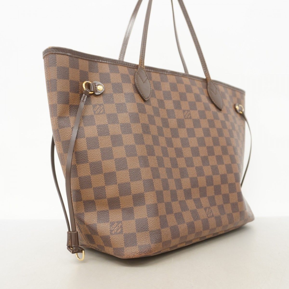 【美品】 ルイ ヴィトン ネヴァーフル MM ダミエ エベヌ トートN51105 ルイヴィトン ダミエ ネヴァーフル MM N51105 ダミエ エベヌ