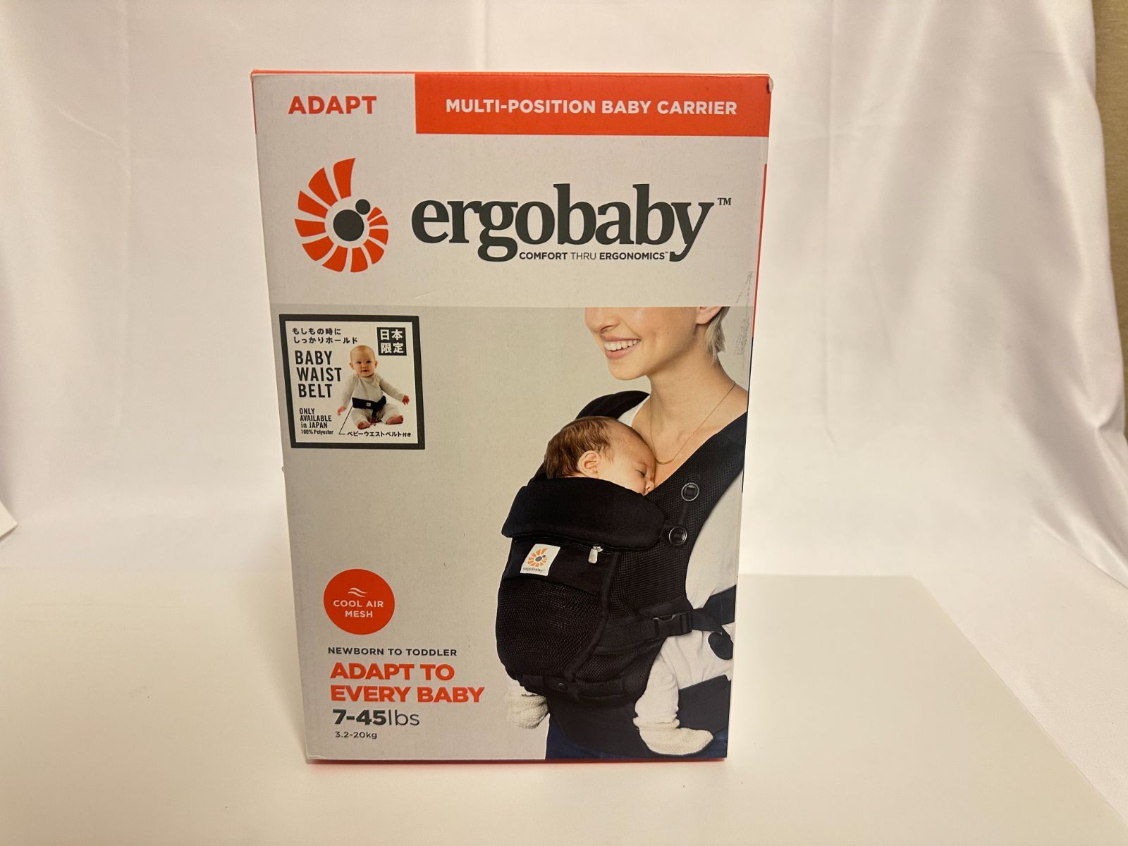 中古】ergobaby ADAPT エルゴベビー アダプト 抱っこ紐 オニキス