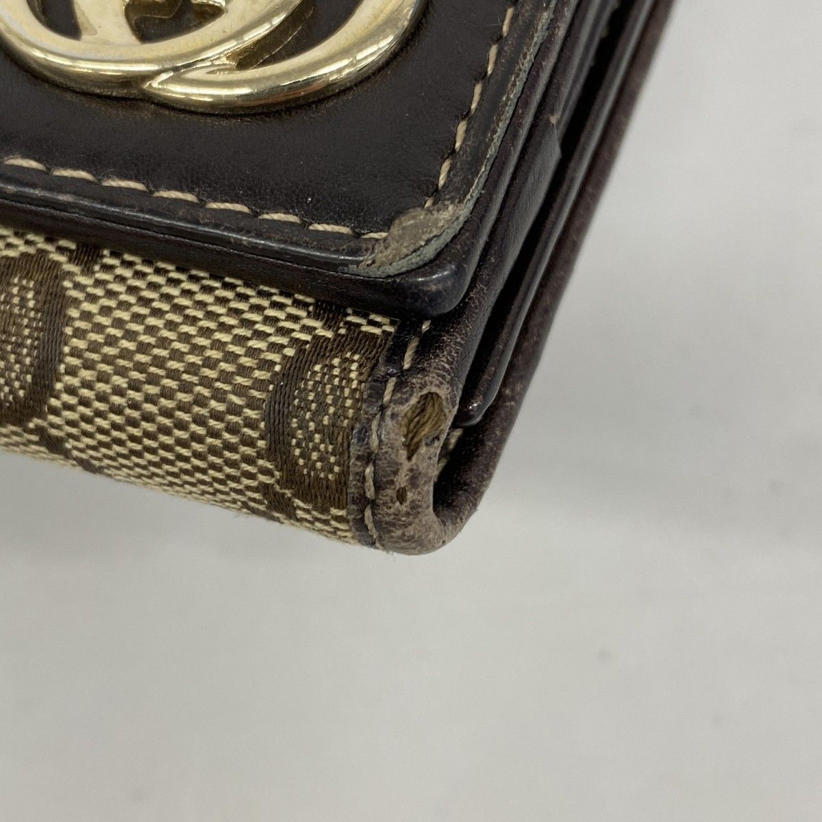 6ad4069-k】グッチ 長財布 GGキャンバス インターロッキングG 181593