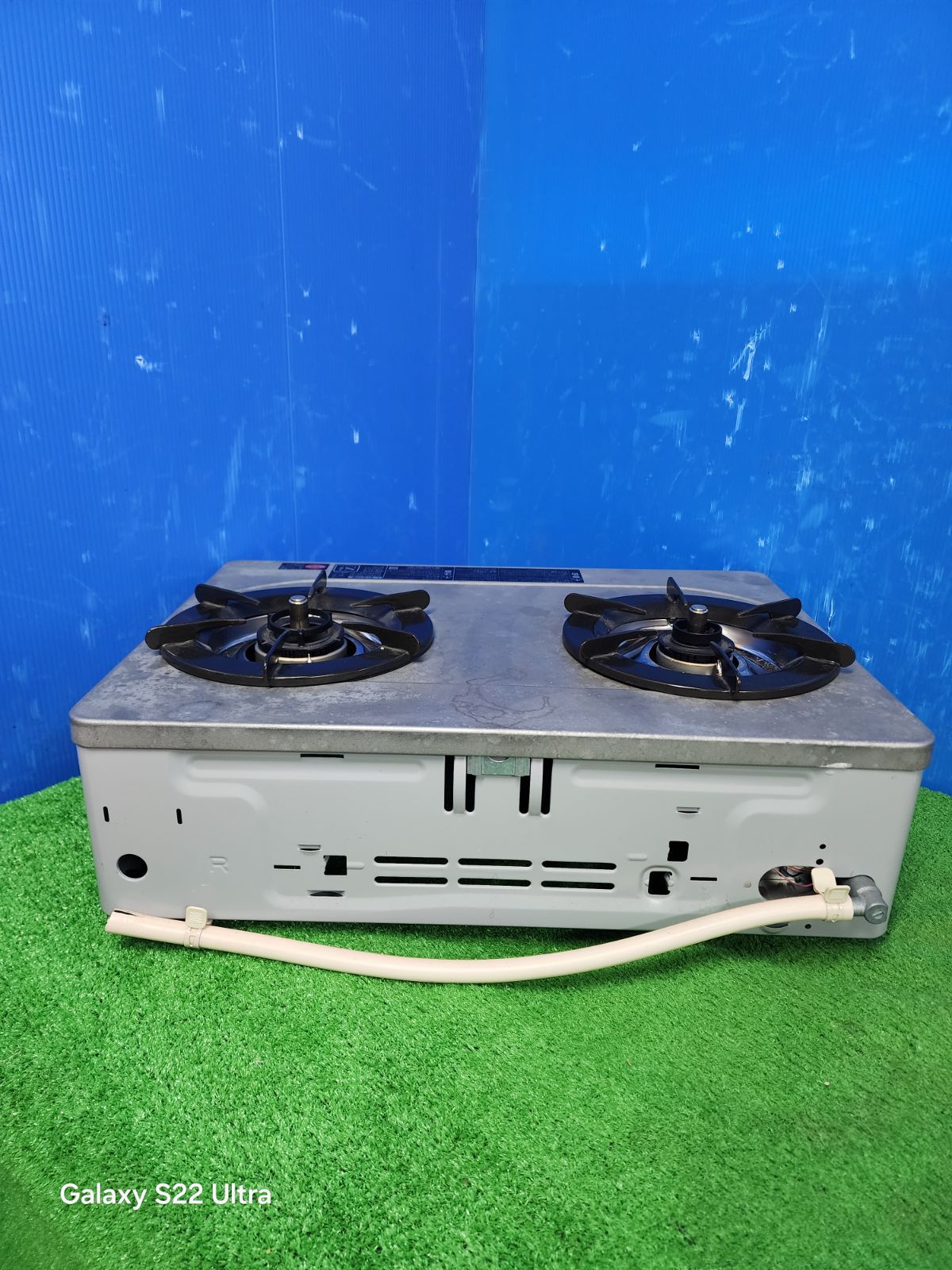 H555☆リンナイガステーブル RTS-337-2FTS-R都市ガス・18年製 動作品