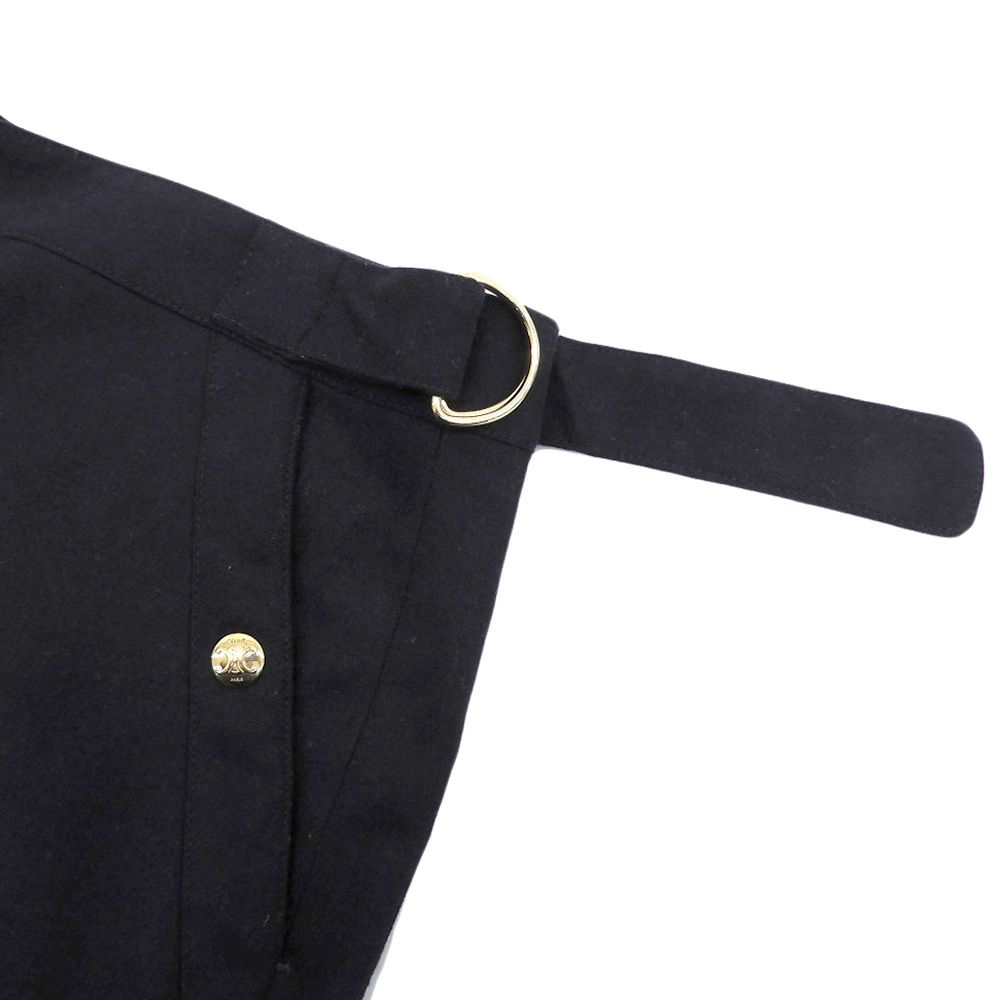 CELINE セリーヌ カシミヤ フランネル サイドアジャスター トリオンフ  