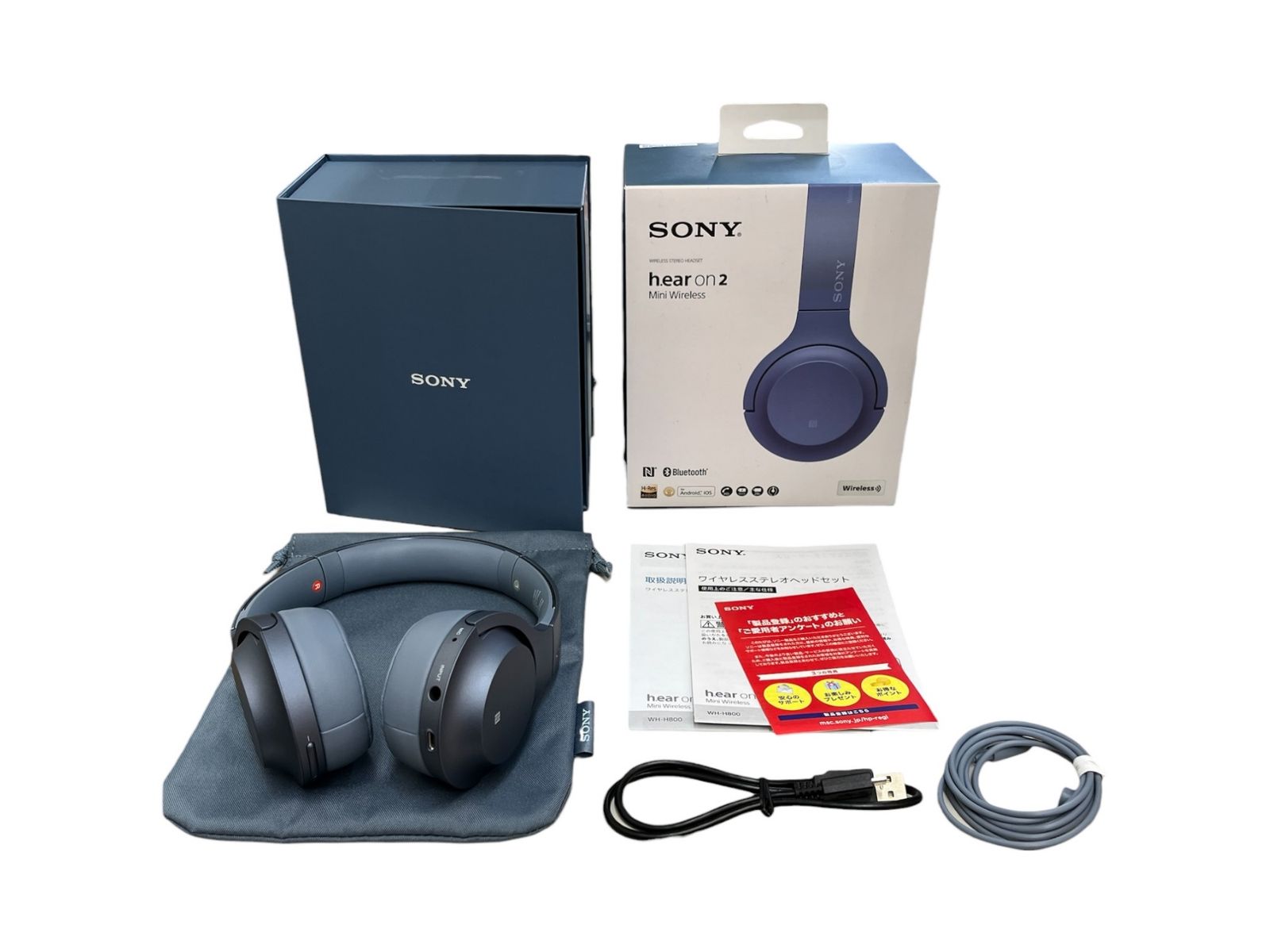 SONY (ソニー) h.ear on 2 Mini Wireless ワイヤレスヘッドホン WH