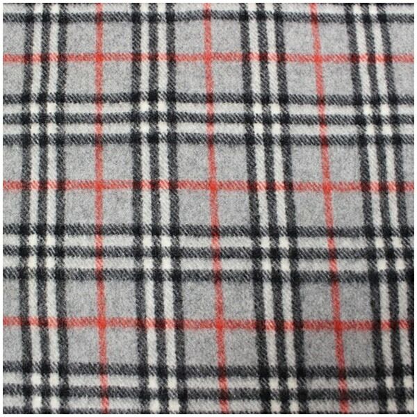 バーバリー カシミヤ マフラー グレー チェック 114 22cm 中古 - メルカリ