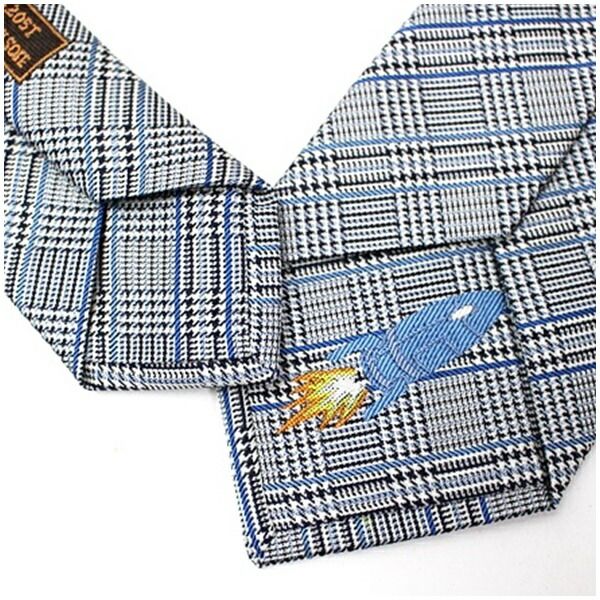 エルメス シルク ネクタイ 未使用 チェック柄 中古 Sランク HERMES