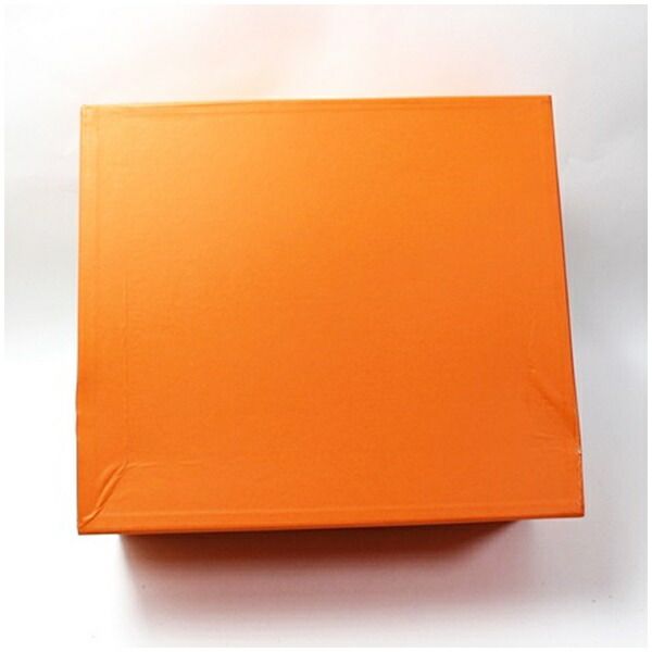 ㊲HERMES　エルメス　バーキン30・ケリー28用　オレンジ　空箱　長方形 エルメス バーキン ケリー 空箱 ボックス オレンジ 中古 ABランク