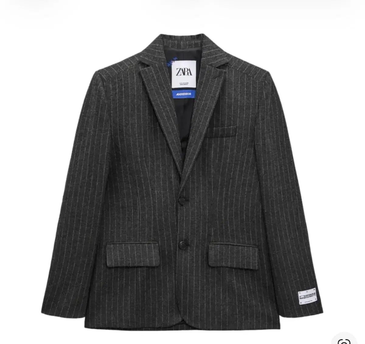 ZARA x ADER ERROR ストライプ オーバーサイズ ブレーザー グレー S