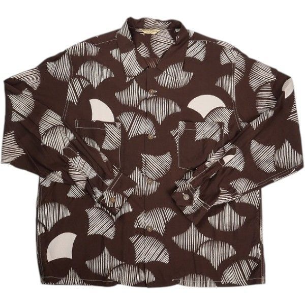 ブッチャープロダクツ アットラスト ドット ハワイアン 長袖シャツ ATLAST Size【16.5】 At Last ＆ Co アットラスト/BUTCHER PRODUCTS