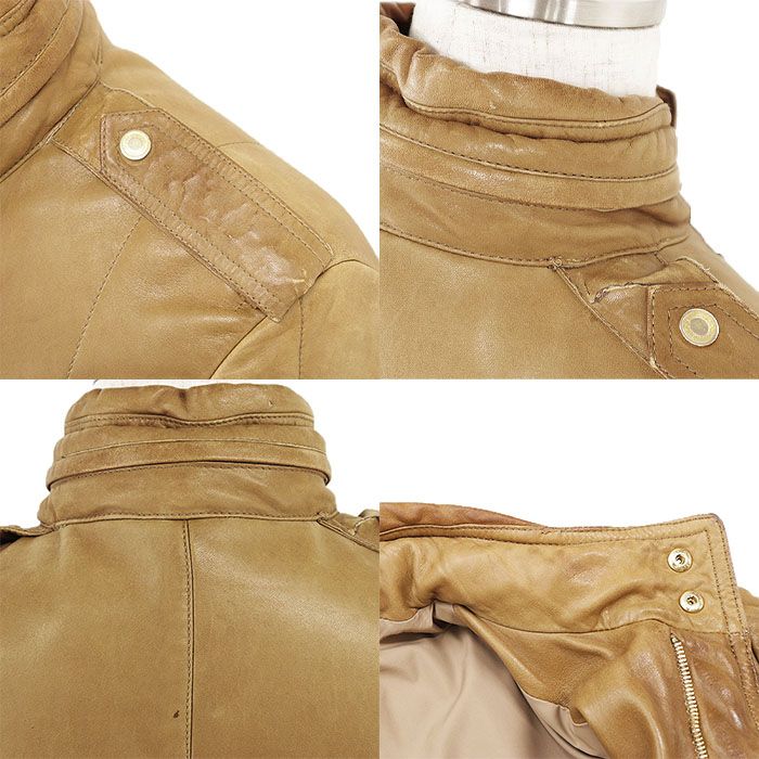 SALE】GUCCI グッチ ヴィンテージ レザーコート リアルレザー 本革