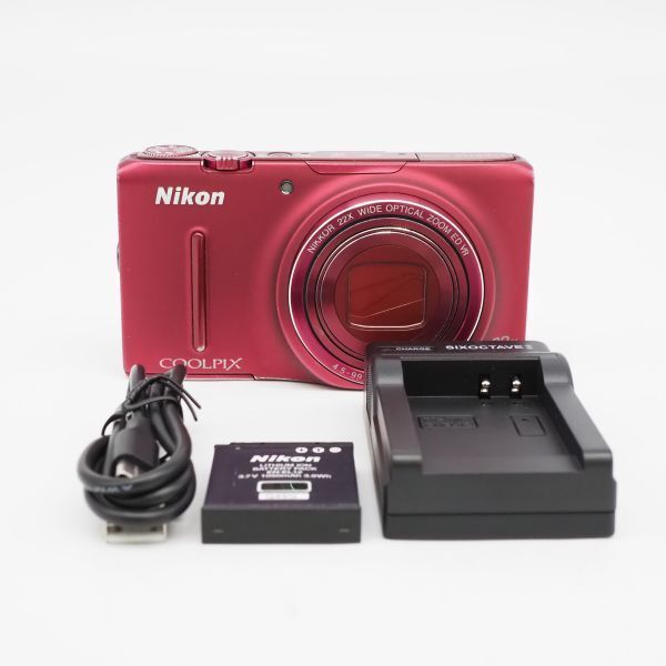 □実用品□ Nikon COOLPIX S9500 ヴェルヴェットレッド #1011 - メルカリ