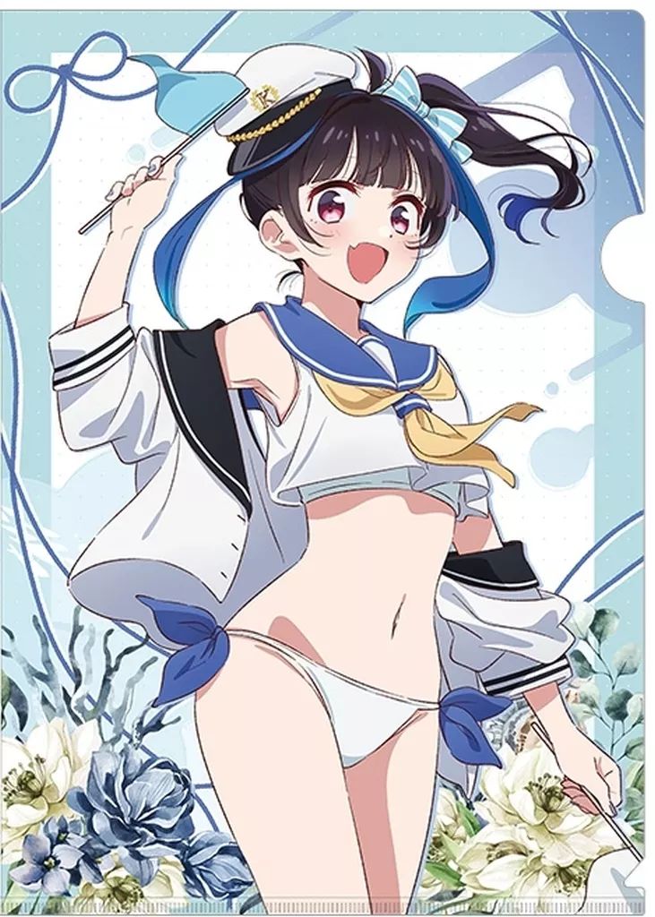 中古】クリアファイル 八重森みに(マリンセーラー水着) クリアファイル