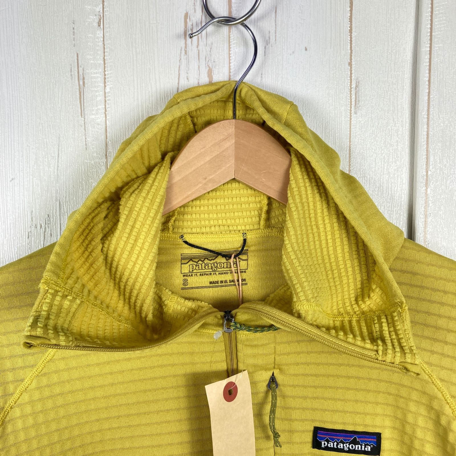 【Men's S イエロー系】 2025 Patagonia ( パタゴニア ) R1 プルオーバー フーディ R1 Pullover Hoody BNLG ポリエステル ウェア トップス アウター ジャケット Men's S イエロー系】 2025 Patagonia ( パタゴニア ) R1 プルオーバー
