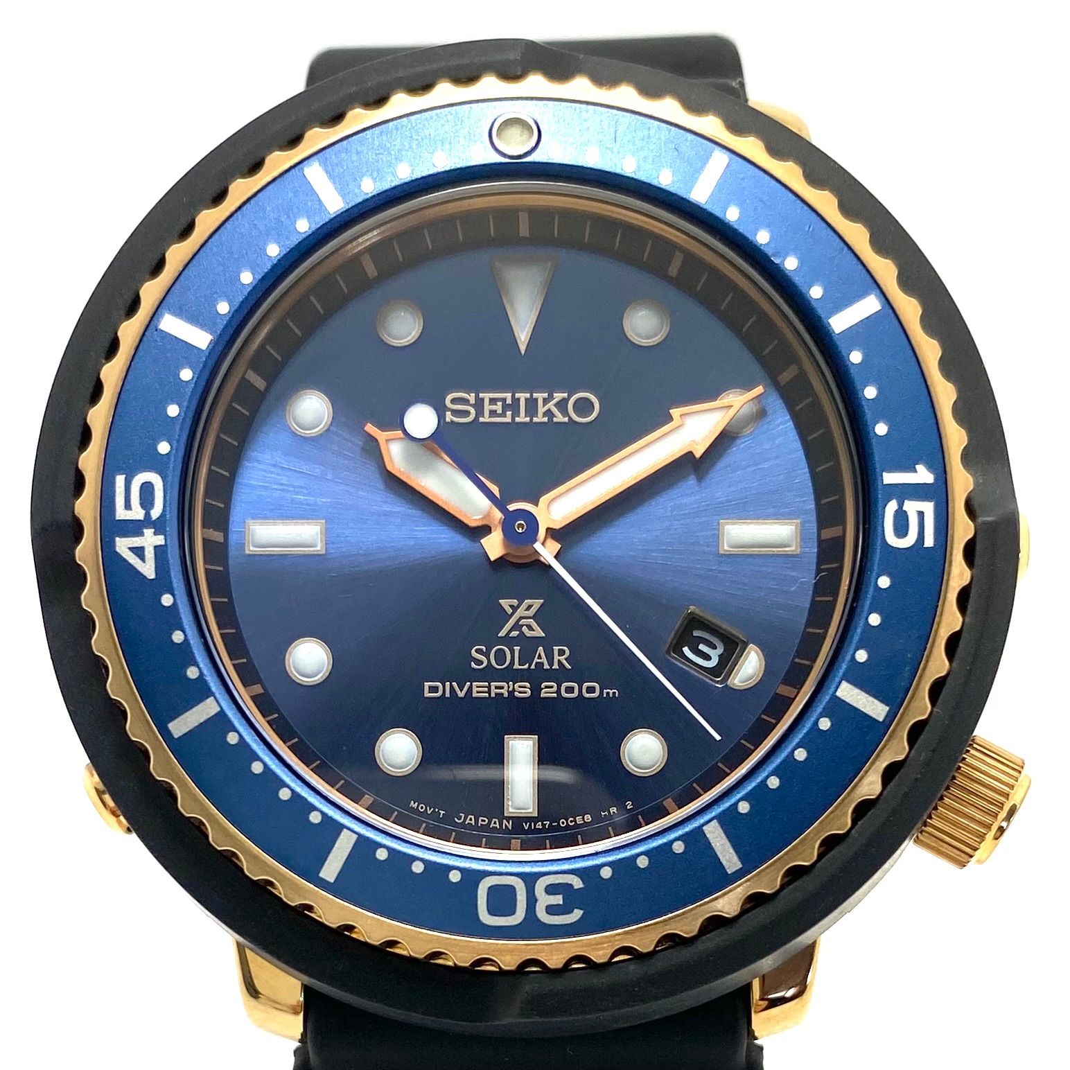 【稼働中】セイコー PROSPEX V147-0BG0 ツナ缶 ソーラーダイバー 稼働中】セイコー PROSPEX V147-0BG0 ツナ缶 ソーラーダイバー 2025年