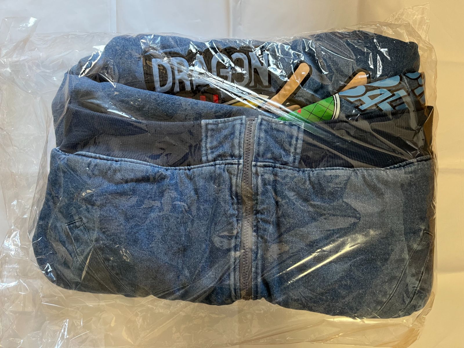 新品未開封 BREEZE ドラゴンボール デニムボアジャケット 大人Lサイズ