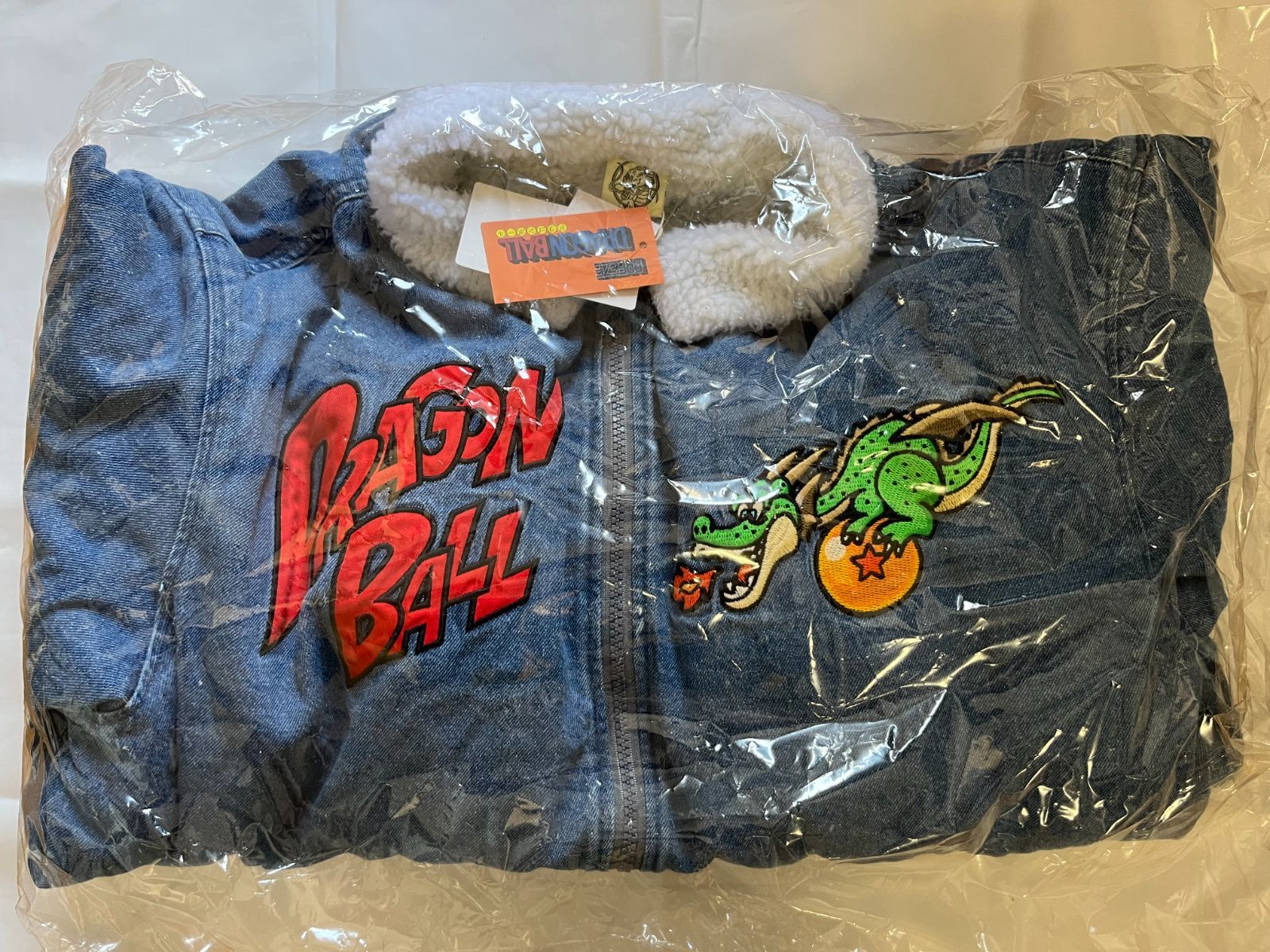 新品未開封 BREEZE ドラゴンボール デニムボアジャケット 大人Lサイズ
