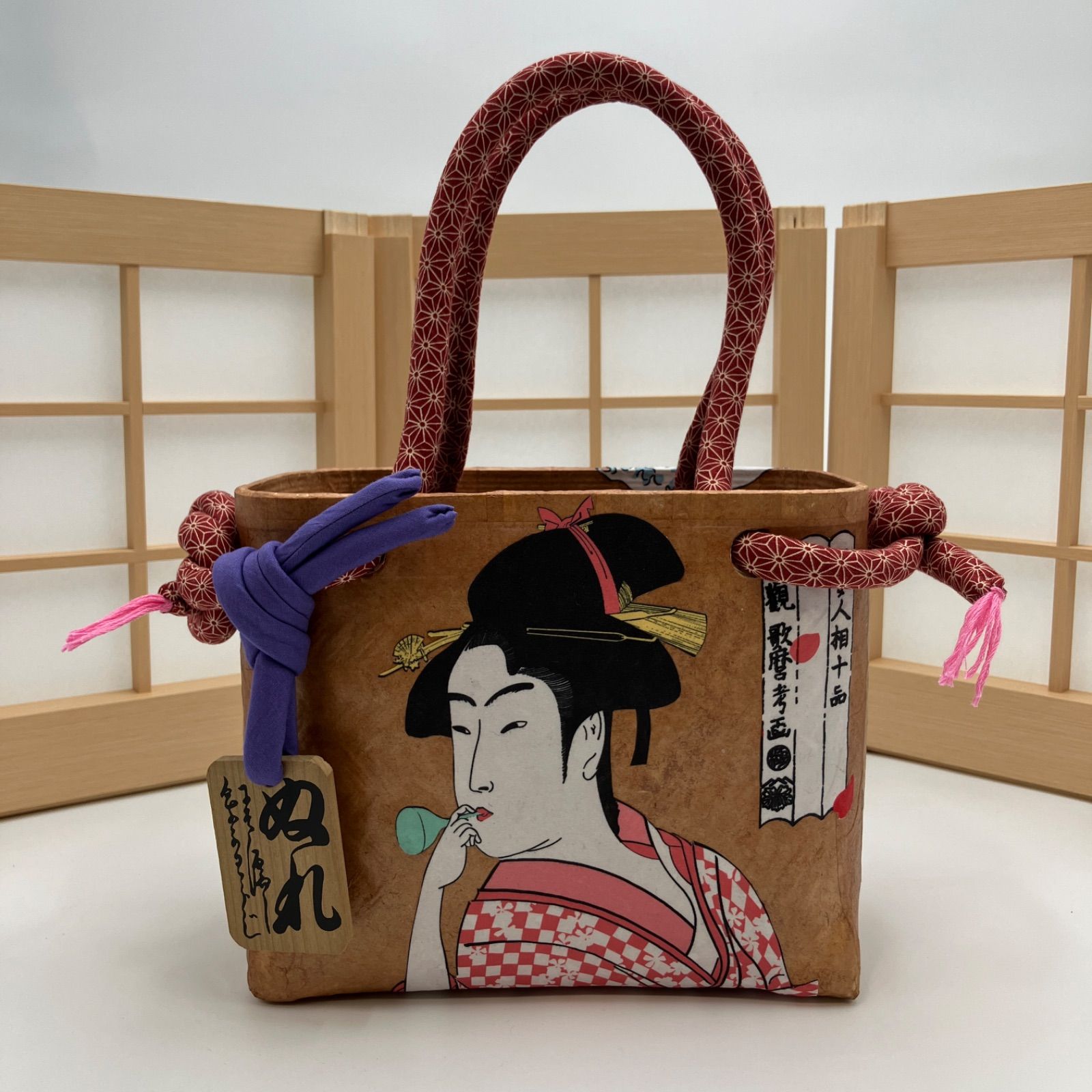 ジャパニーズアートバッグ（一閑張りバッグ No57） - メルカリ
