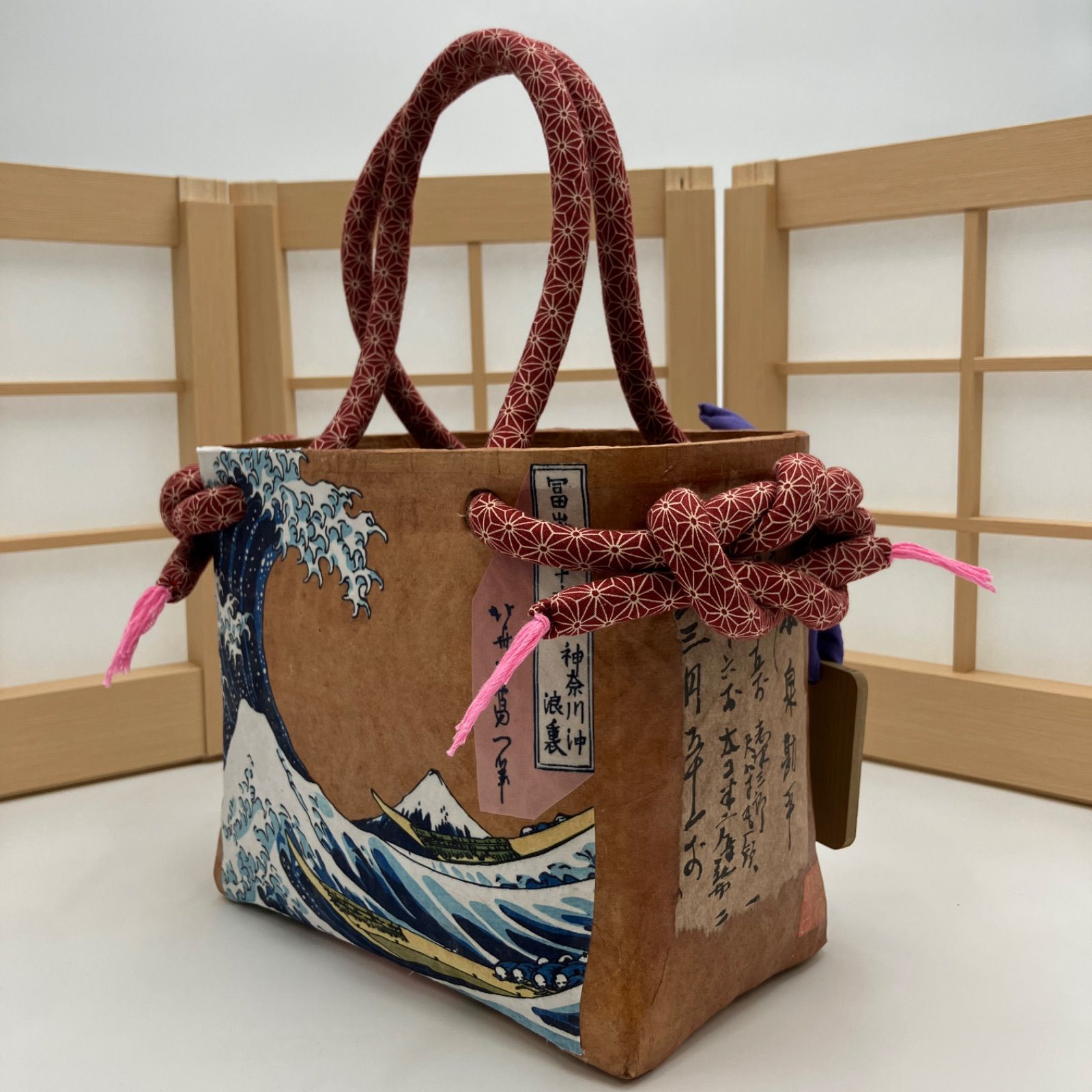 ジャパニーズアートバッグ（一閑張りバッグ No57） - メルカリ