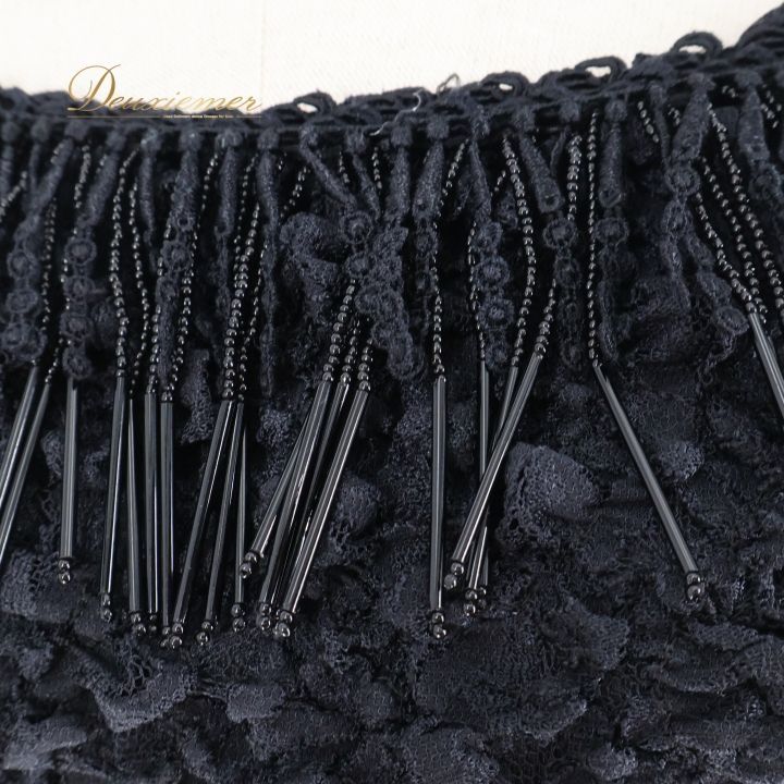 社交ダンス 衣装 ラテン ドレス ワンピース パーティドレス 黒 レース