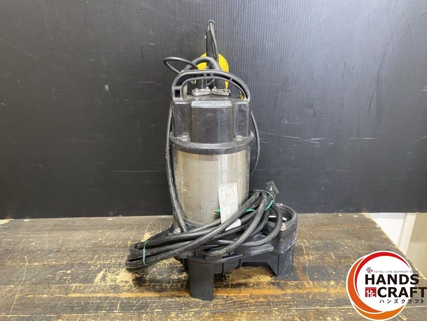 ○【中古品】鶴見製作所 ツルミポンプ 50PUA2.4S-53 水中ハイスピン