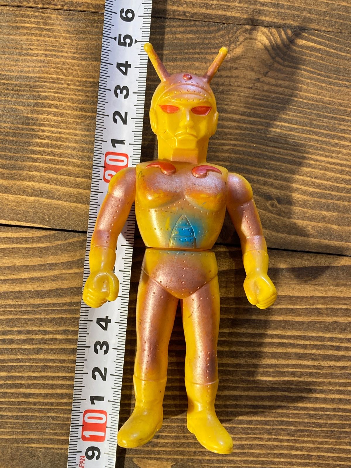 ⚠️レア　電人ザボーガー　ミスボーグ　ブルマァク　ピープロ　当時物　ミドルサイズ MP058) ブルマァク 電人ザボーガー ミスボーグ ビンテージ ソフビ 記名