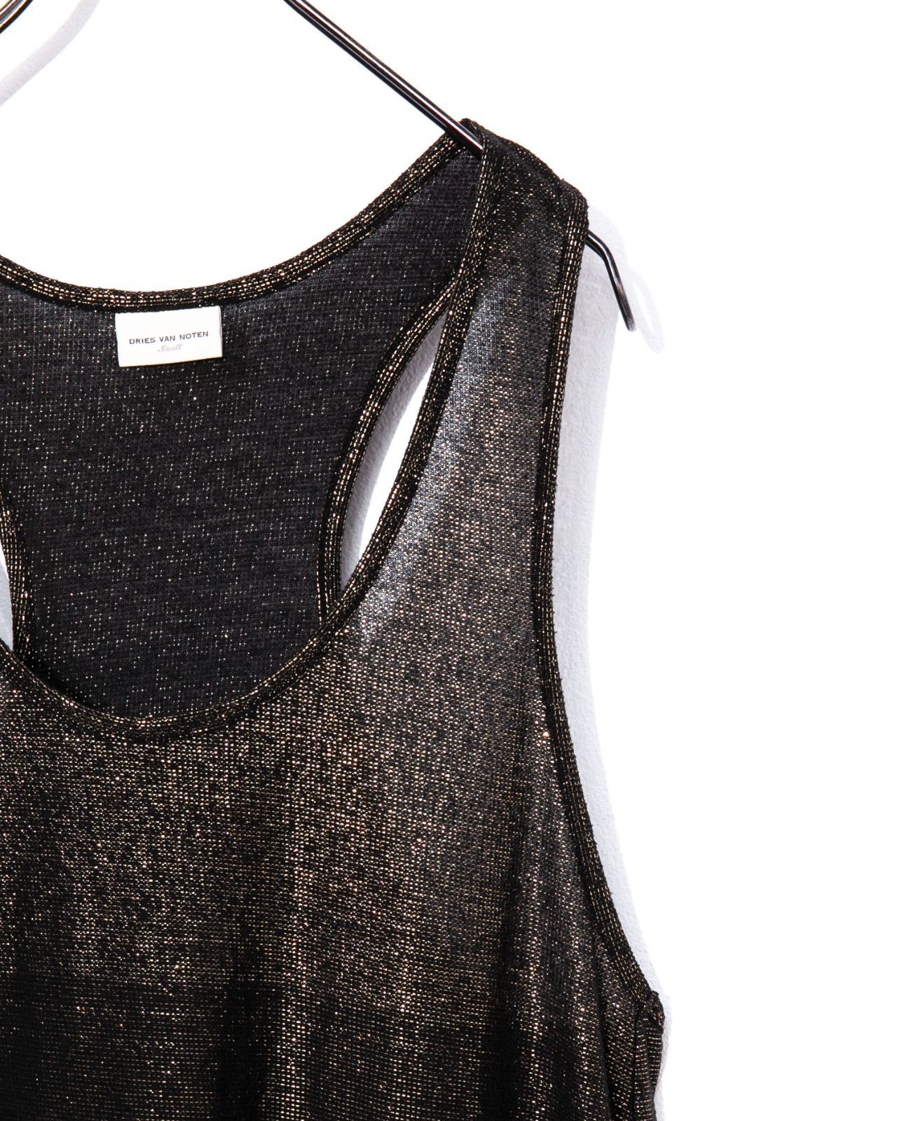 DRIES VAN NOTEN ラメタンクトップ S DRIES VAN NOTEN ラメタンクトップ S