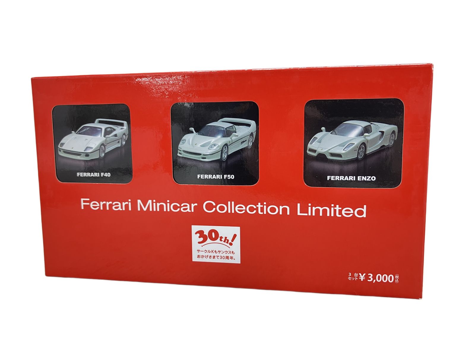 京商 サークルKサンクス 30周年記念限定 1/64 FERRARI F40 F50 ENZO 3